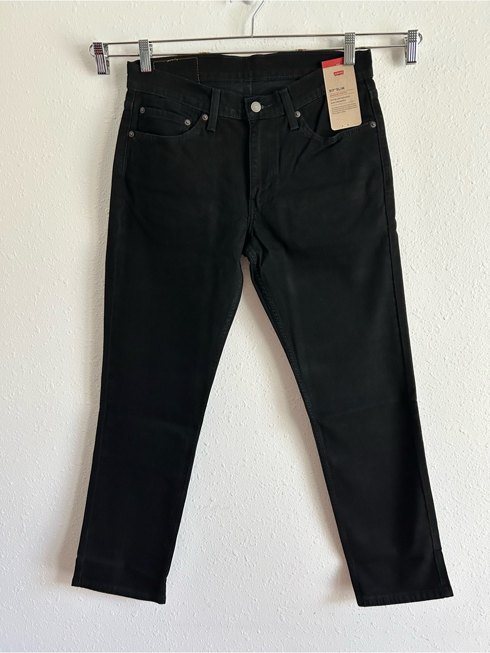 Levi's 511 Slim Jeans Men's Size 32x30 Black Denim Stretch Classic